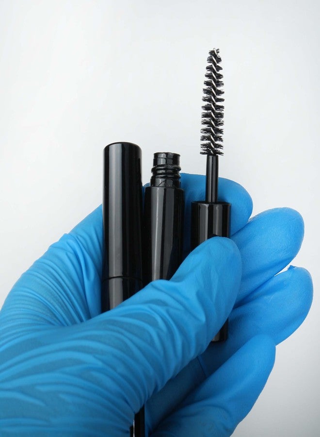 كوسيديا عبوة من 10 أنابيب ماسكارا سوداء صغيرة فارغة سعة 4 مل مع فرشاة، من كوسيديا، مناسبة لزجاجات سيروم الرموش وزيت الخروع. - Image 4